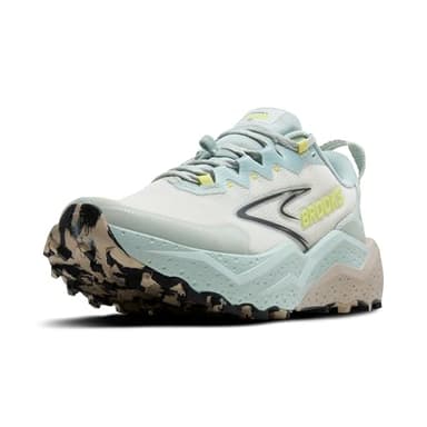Brooks Women’s Caldera 8 Ultra Trail Running Shoe - Misty Blue/Coconut/Chateau - 8 Medium
