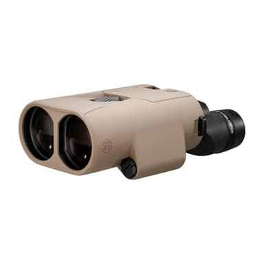 SIG SAUER ZULU6 HDX PRO 18x50mm Waterproof Fogproof Durable FDE Image Stabilized Hunting Binoculars, Multicoated Anti-Glare Lenses, Up to 40 Hours Runtine, Carrying Case & Carrying Strap Included