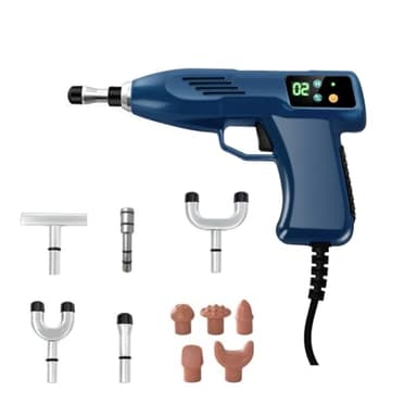 Rebrisbol Electric Chiropractic Massager 1100N, 13 Levels Force Spine Correction Massage, 10pcs Multifuction Massage Heads for Adjusting Chiropractic, Soothing Bones, Massage Acupuncture Points