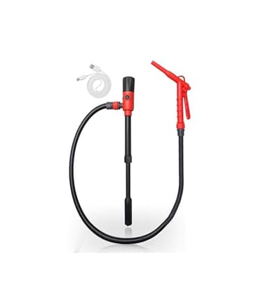FUELIO 2025 UPGRADED Fuel Transfer Pump - Leak-Proof USB Charging Gas Pump For Gas Can - 2.8 GPM Portable Battery Powered Pump For Gas, Gasoline