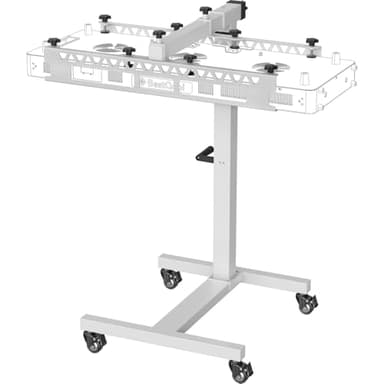 BestQool Compatible Red Light Therapy Stand, Horizontal&Vertical Infrared Light Therapy Panel Stand, Mobile Stand for Red Light Therapy Device at Home, Wheel Locks, Adjustable Height, Easy to Install