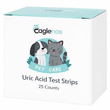 Pet Uric Acid Test Strips for Dogs & Cats, 25 Count, Accurate Uric Acid Monitoring for Home & Veterinary Use