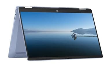 HP 2025 Portable x360 Chromebook, 14'' Convertible FHD IPS Touchscreen, Intel Processor Up to 3.39GHz, 4GB DDR4, 64GB Storage, Super Fast 6th Gen WiFi, Chrome OS, Dale Blue (Renewed)