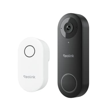 REOLINK Video Doorbell WiFi Camera - Wired 2K Outdoor, 5G&2.4G WiFi, 4:3 Wide View Angle, Smart Detection, Local Storage, No Subscription Front Door Home Security, Customized Chime V2