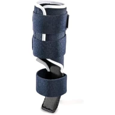 Dog Leg Brace with Aluminum Splint – Adjustable Carpal Hyperextension Support for Fractures, Sprains & Wrist Injuries (Extra Extra Small,Black)