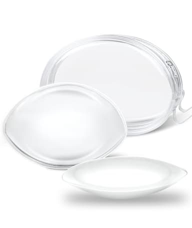 sellto Silicone Bra Inserts Push Up,Invisible Gel Breast Pads,Bust Bra Padding Enhancer for Bathing Suit