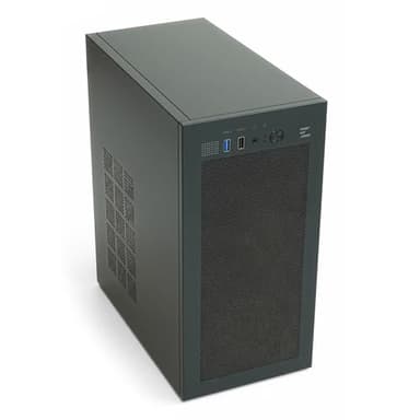 Zalman CUBIX Compact Mini Tower mATX PC Case, Heavy-Duty 0.8T Steel Chassis, Micro-ATX DTX ITX SFF SFX HTPC Small Form Factor Chassis with USB 3.0, 80mm Preinstalled Fan, Fits ATX PSU, Black