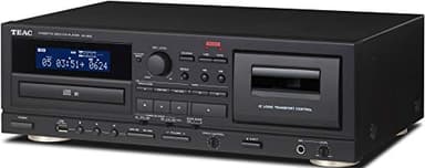 Teac AD-850 Home Audio Cassette and CD Player with USB-Recorder and Karaoke Mic Input (AD850B)