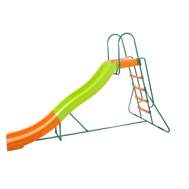 PLATPORTS Playground Slide - Big Backyard Freestanding Plastic Slide - 10 ft Outdoor Swing Set Slide for Kids Ages 4-8