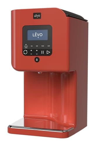 LEVO II+ - Herbal Oil Infusion Machine Plus Filter Technology - Botanical Extractor, Herb Dryer, Decarboxylator, & Oil Infuser - Easy Edible Infusion Maker for Gummies, Brownies & More - Paprika Red