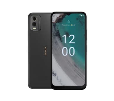 Nokia C32 | Android 13 | 3-Day Battery | Dual SIM | 50MP Dual Camera | 4/128GB | 6.5-Inch Screen | Unlocked GSM Smartphone | Not Compatible with Verizon or AT&T | Charcoal