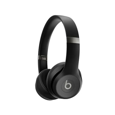 Beats Solo 4 - Wireless On-Ear Bluetooth Headphones, Up to 50-Hour Battery Life, Ultra-Lightweight Comfort, Powerful and Balanced Sound, Apple & Android Compatible - Matte Black