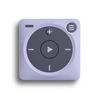 Mighty 3 Spotify & Amazon Music Player (2026 Edition) – Portable, Screen-Free, Works Offline – Compatible with Bluetooth & Wired Headphones – Stores 1,000+ Songs – No Phone Required (Lavender)