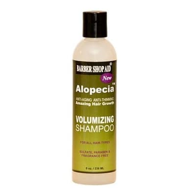 Alopecia Anti-Thinning Hair Growth Volumizing Shampoo (8oz bottle)-Barber Shop Aid