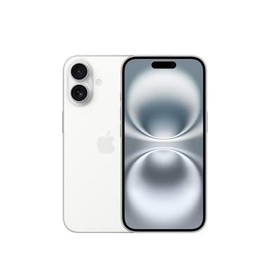 Apple iPhone 16, US Version, 128GB, White - Unlocked (Renewed)