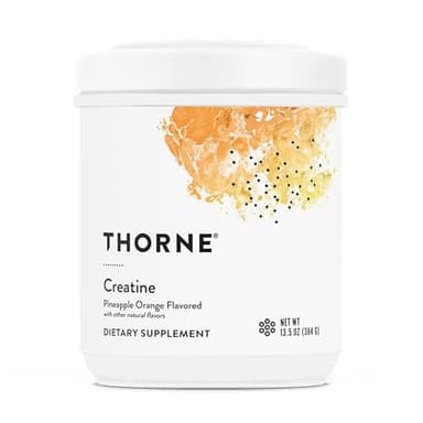 THORNE Creatine - Micronized Creatine Monohydrate Powder - Support for Muscles & Cognitive Function* - for Women & Men - Pineapple Orange - NSF Certified for Sport - 5 g per Serving - 60 Servings