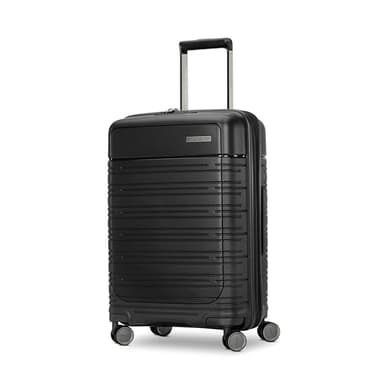 Samsonite Elevation Plus - Carry-On Hardside Luggage with QuickEntry™ Front Compartment - Scratch Resistant Polypropylene Shell, AirTag Holder, TSA Lock, Airline Approved - Triple Black