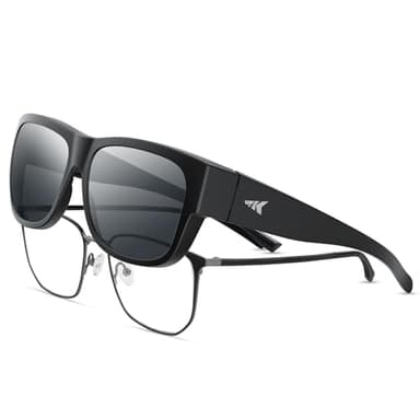 KastKing Chariton Fit-Over Polarized Wrap Around Over Sunglasses for Men and Women, Ideal for Driving Fishing Cycling Running
