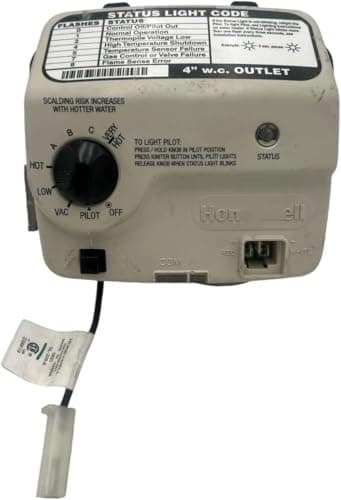 Replacement for Honeywell Water Heater Gas Valve WV8840B1158 OEM