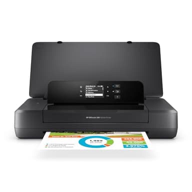 HP OfficeJet 200 Wireless Mobile Printer - Black, Battery Included (CZ993A)