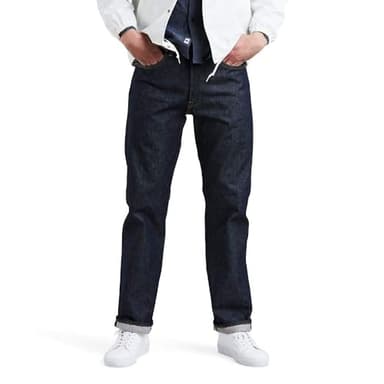 Levi's Men's 501 Original Style Shrink-to-Fit Jeans (Regular and Big & Tall), Rigid, 33W x 34L