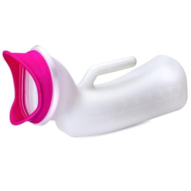Urinals for Women and Men Portable Unisex Urinal Bottle 1000ml Female Urination Device Pee Bottles for Emergency Travel Car & Camping Hospital Elderly Incontinence