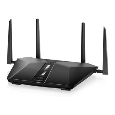 NETGEAR Nighthawk 6-Stream Dual-Band WiFi 6 Router (RAX54S) – Security Features, AX5400 Wireless Speed, Up to 5.4 Gbps, Covers up to 2,500 sq. ft., 25 Devices - 1-Year Armor Subscription Included
