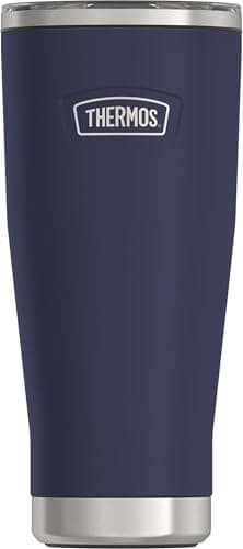 THERMOS ICON SERIES, Stainless Steel Tumbler with Slide Lock, 18 Ounce, Mystic Navy