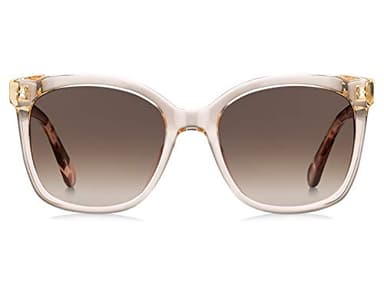 kate spade new york Kiya Sunglasses, Women's Trendy Rx-Able Square Sunglasses with 100% UV Protection Coating & Branded Travel Case