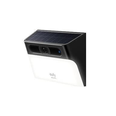 eufy Security Solar Wall Light Cam S120, Solar Security Cameras Wireless Outdoor, Camera, Forever Power, Motion Activated Light, AI Detection, IP65 Waterproof, Spotlight, No Monthly Fee