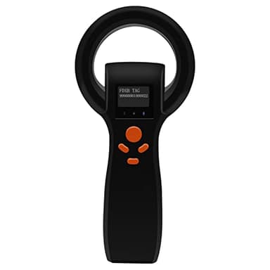 Smoostart Universal Pet Microchip Scanner, FDX-A/FDX-B/HDX Microchip Reader Read All Format Chips 16000 Data Records Upload to Pc for Animal/Pet/Dog/Cat/Pig (AVID Microchip Not Supported)