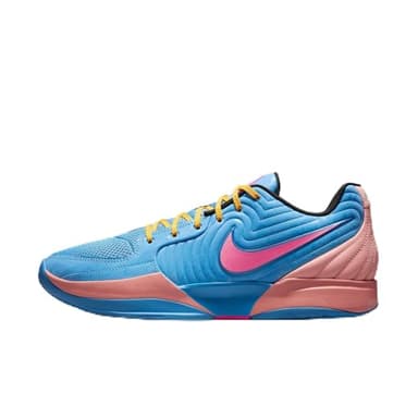 Ja 2 Basketball Shoes (FD7328-403, Blue Beyond/Celestial Gold/Apricot Agate/Hyper Pink) Size 8.5