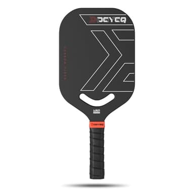 DGYGQ Pickleball Paddles, Edgeless Carbon Fiber Pickleball Paddle with Polypropylene Honeycomb Core, Increased Power for Ultimate Spin & Consistency