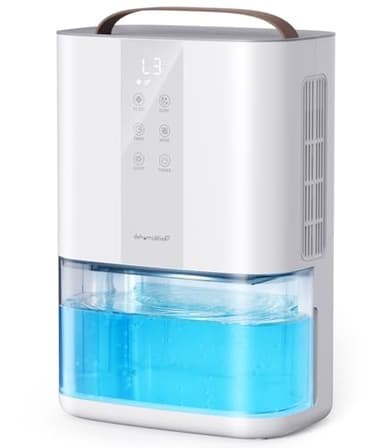 Large Dehumidifiers for Home, 96oz Dehumidifier for Bathroom with Auto Shut-off Auto Defrost, Whisper Quiet Dehumidifier for Bedroom Office RV Closet Wardrobe Basement (1000 Sq.ft)