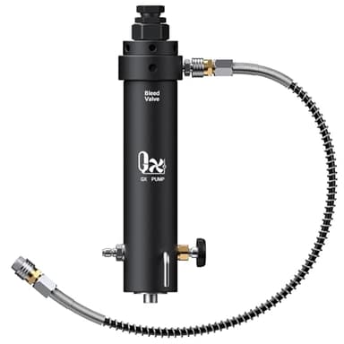 GX-PUMP Professional-Grade High Pressure PCP Air Compressor Filter with Pressure Maintaining Function- 5800PSI Oil/Water Separator, Magnetic or Screw Mounting,Dry Air Intake for Paintball