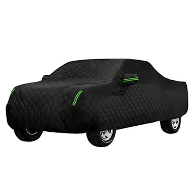 Hail Cover Truck for Ford F150 250/Chevy Silverado/Chevy Colorado/GMC Sierra/Dodge Ram 1500/Toyota Tacoma/Toyota Tundra,Windproof, Rainproof and Sunshade(Color:Black,Size:Fit Truck Length Up to 211")