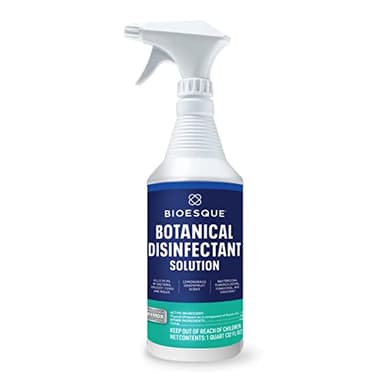 Bioesque Botanical Disinfectant Solution, Heavy Duty Broad-Spectrum Disinfectant, Kills 99.9% of Bacteria, Viruses*, Fungi, & Molds, 32 Fluid Ounce (Pack of 1)
