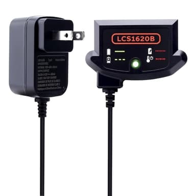 Lasica Compatible with Black and Decker 20V Lithium Battery Charger LCS1620B Compatible with Black & Decker 20 Volt Max Lithium Battery LBXR20 LBXR2020-OPE LB2X3020 LB2X4020 LBX4020 90590282 BDCAC202B