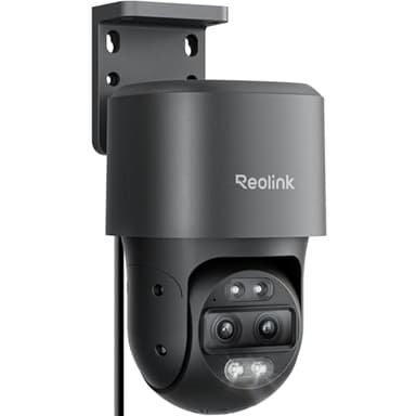 REOLINK PoE PTZ Security Camera System, 4K Camera with Dual-Lens, 6X Hybrid Zoom, 355 Pan & 90 Tilt, Auto Tracking, 24/7 Recording, AI Video Search, TrackMix PoE