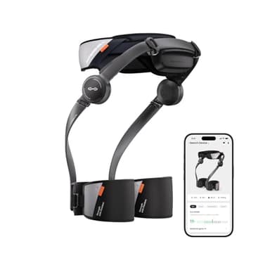 Hypershell X Pro Exoskeleton, Leg Strength with 800W Output, 17.5km Battery Range, 10 Intelligent Modes, AI-Powered Wearable Exoskeleton for Daily Activities, Walking, Hiking, 2 Batteries, No Charger