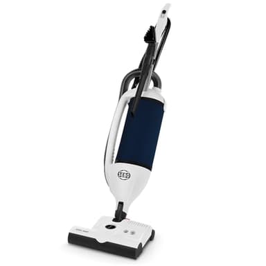 Sebo 9855AM Dart Upright Vacuum Cleaner with 7-Year Motor Warranty, Comes with Powerful ET-1 Powerhead for Pets and Carpeting, Made in Germany (Arctic White)