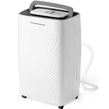 5500 Sq.Ft Dehumidifier for Basement with Drain Hose, Max 80 Pints/D (Standard 50Pint/D), Most Efficient Energy Saving 2026 Dehumidifier Features Air Purifier Combo, Ideal for Large Room, Home, Garage