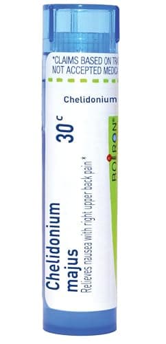 Boiron Chelidonium Majus 30C Homeopathic Medicine for Indigestion & Nausea - 80 Pellets