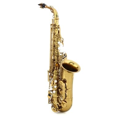 BetterSax Classic Alto Saxophone - Professional-Grade Instrument with Dark Gold Lacquer Finish - Complete Kit for Beginners and Pros - Includes Mouthpiece, Neckstrap, and Durable Case