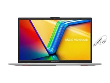 ASUS Vivobook Go 15.6” FHD Laptop | AMD Ryzen 5 7520U(Beat i7-1255U) Processor | AMD Radeon Graphics | Silver | 8GB RAM | 512GB SSD | Windows 11 Home | Bundle with USB 3.0 Hub