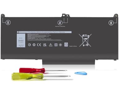 ZAYAUPVL 60Wh MXV9V Battery Replacement for Dell Latitude 7400 5300 5310 7300 Latitude 5300/5310 2-in-1, Inspiron 7300/7306 2-in-1 Black Series P96G P97G P99G P100G 5VC2M 829MX 0829MX 7.6V