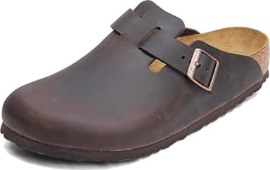 Birkenstock Unisex Boston Clog,Habana Oiled Leather,40 N EU