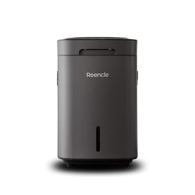 Reencle Prime Electric Composter - 14L Kitchen Composter, Decomposes Up to 2.2 lbs Food Waste Daily, Odorless Indoor Composting with Whisper-Quiet Technology & Rapid Decomposition (Silver)