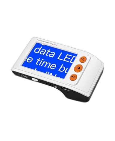 Eyoyo Digital Magnifier Portable Electronic Video Magnifier Reading Aids 3.5 Inch LCD Screen for Low Vision 2x-25x Zoom Foldable Handle