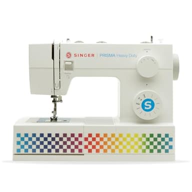 SINGER PRISMA Heavy Duty Sewing Machine With Accessory Kit | Bold Color Design, 50% More Power, 69 Stitch Applications, Full Metal Frame, High Speed, Quick Threading & Free Arm